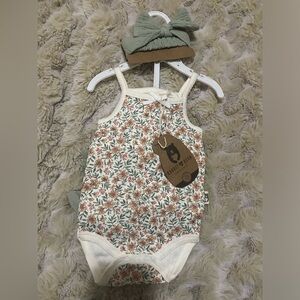 Floral Kids Matching Set with Headband